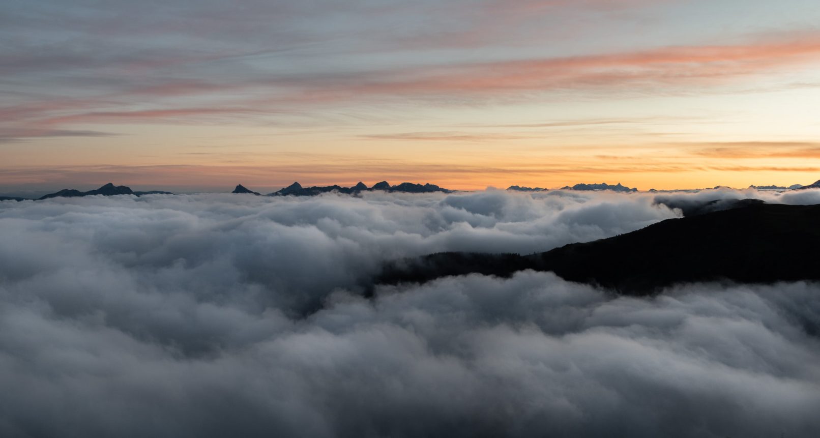 matin sur la brume