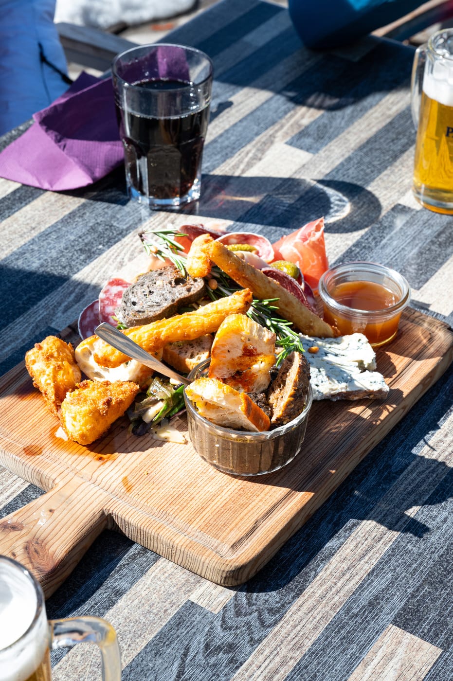 apéro restaurant sur les pistes