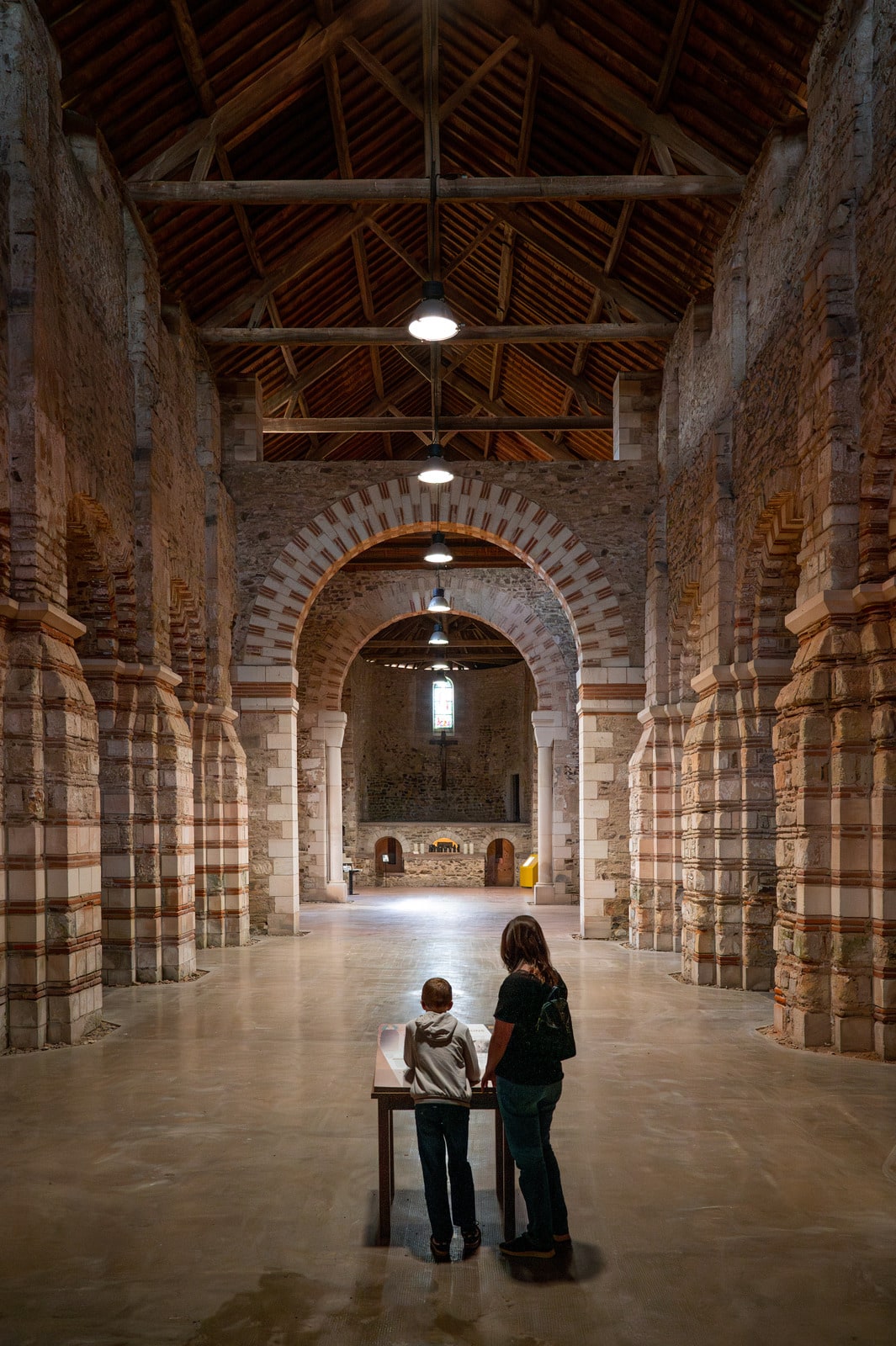 jeu dans l'abbaye