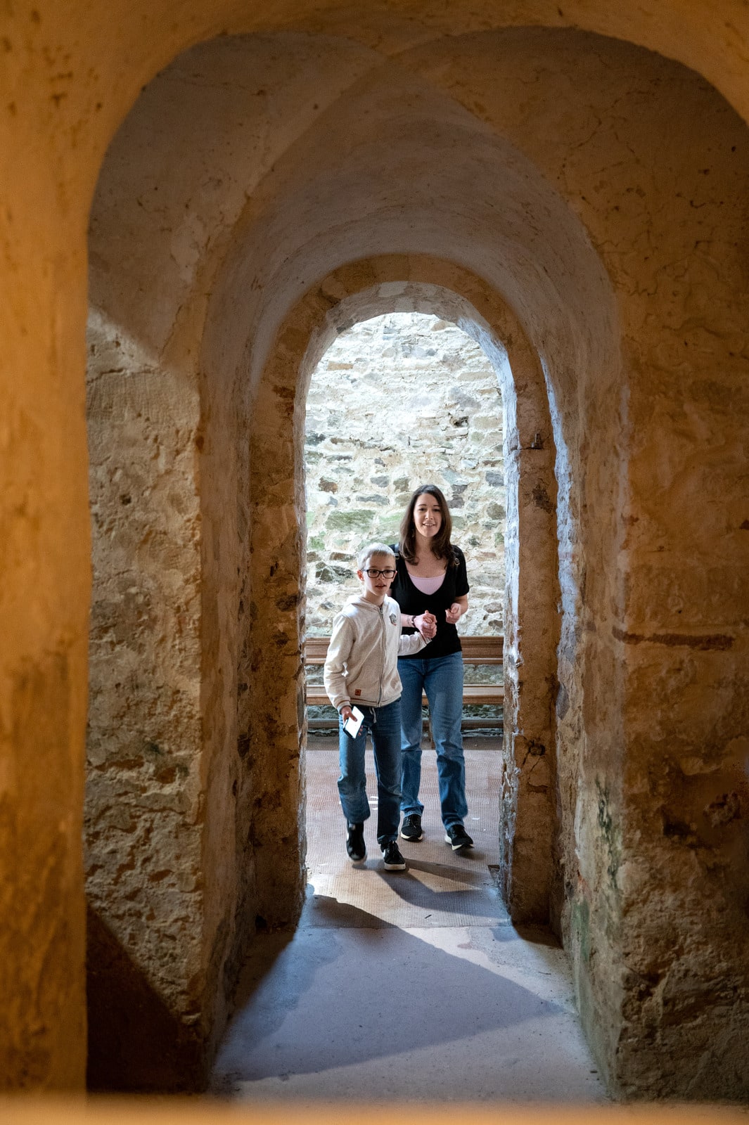 jeu dans l'abbaye