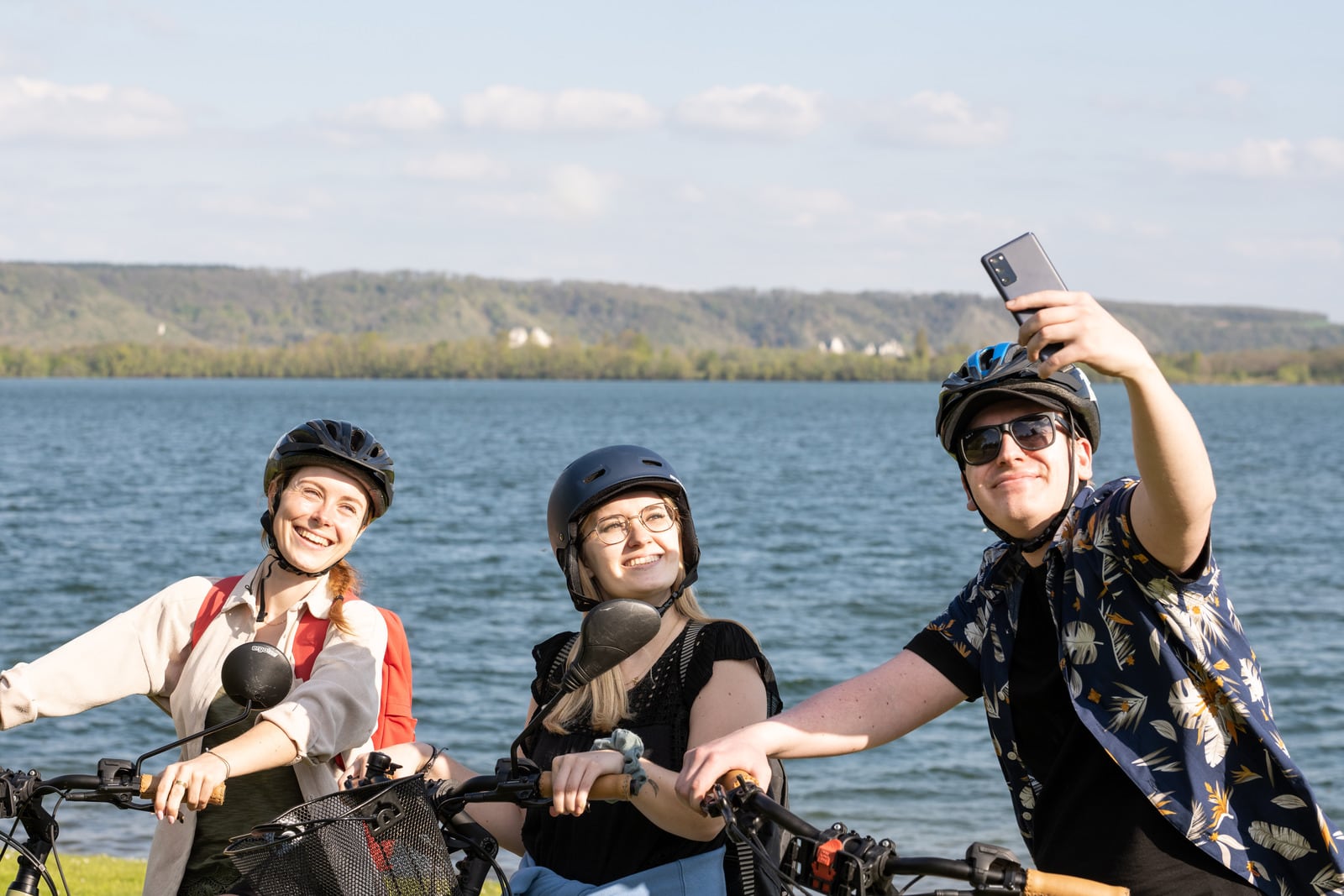 Selfie de cycliste