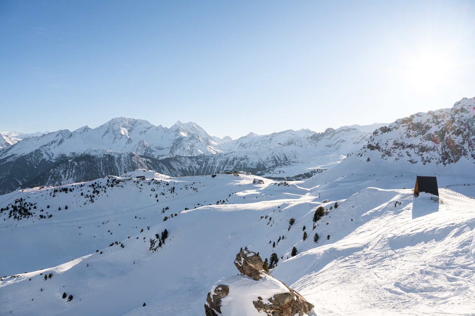 vue montagne hiver