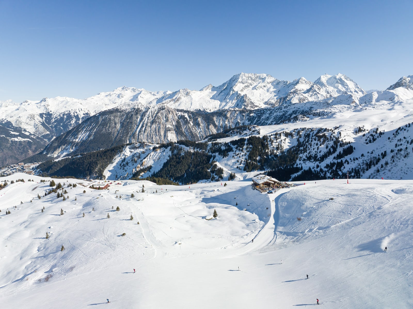 paysage piste de ski