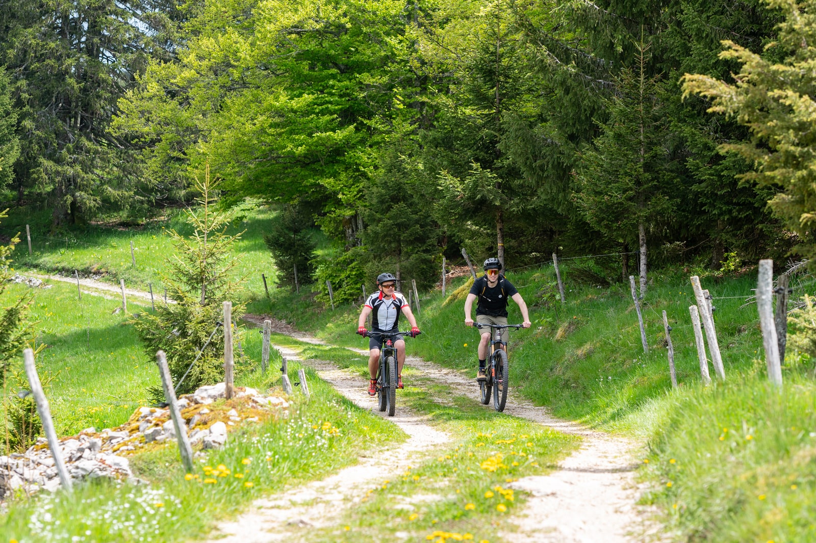 vttistes sur sentier