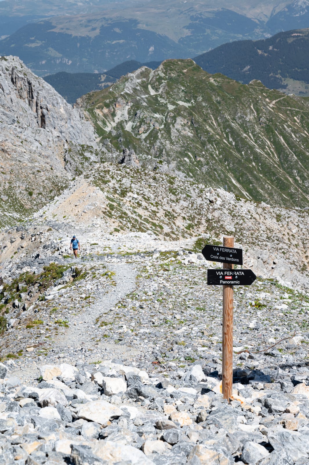 sentier de via ferrata